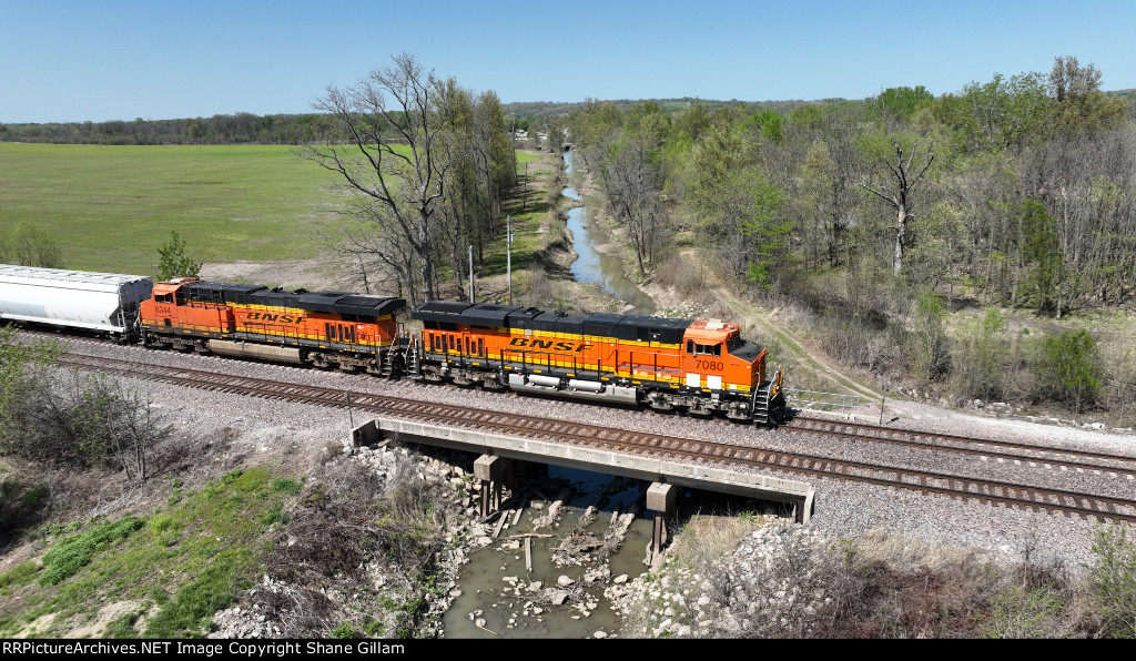 BNSF 7080 